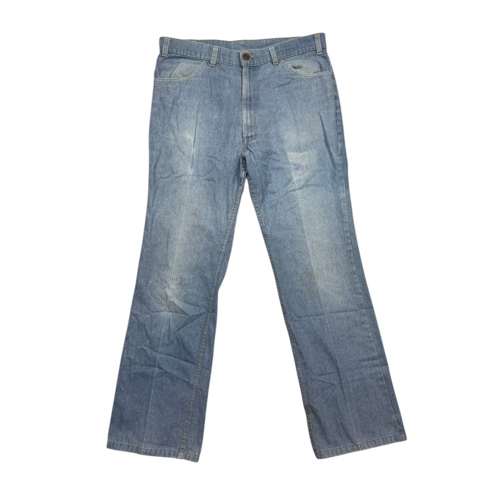 Levi's Men's Blue Vintage Retro Orange Tab Classic Ankle Rare Denim Jeans Sz 34